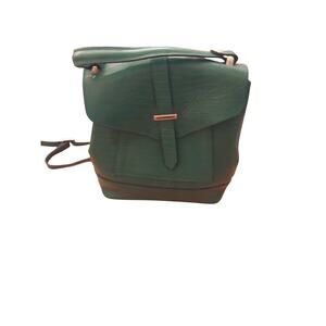 Divina Firenze green shoulder bag adjustable strap animal print